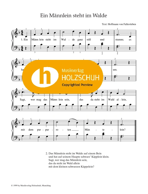 Ein Männlein steht im Walde